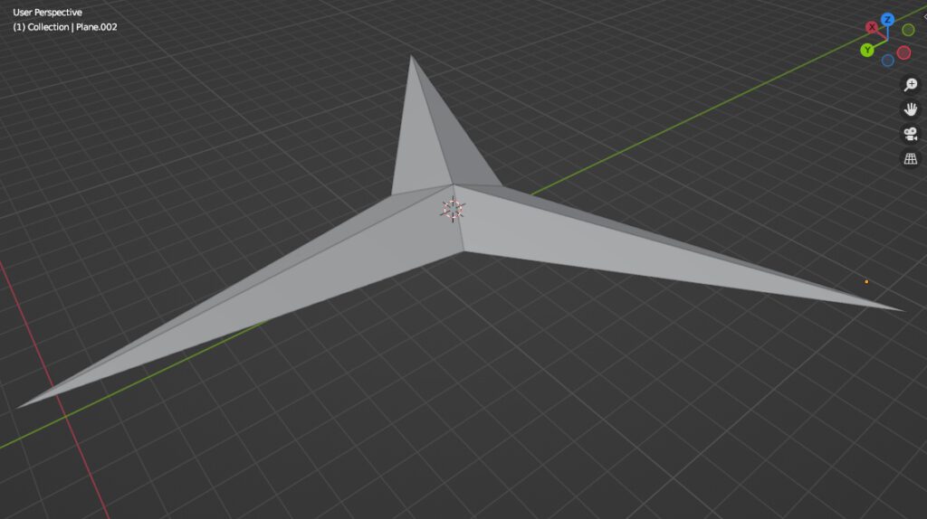 Mercedes logo 3D in Blender