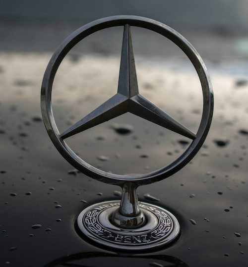 Logo van Mercedes